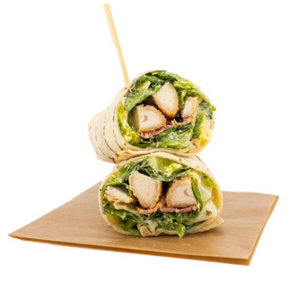 Chicken caesar wrap