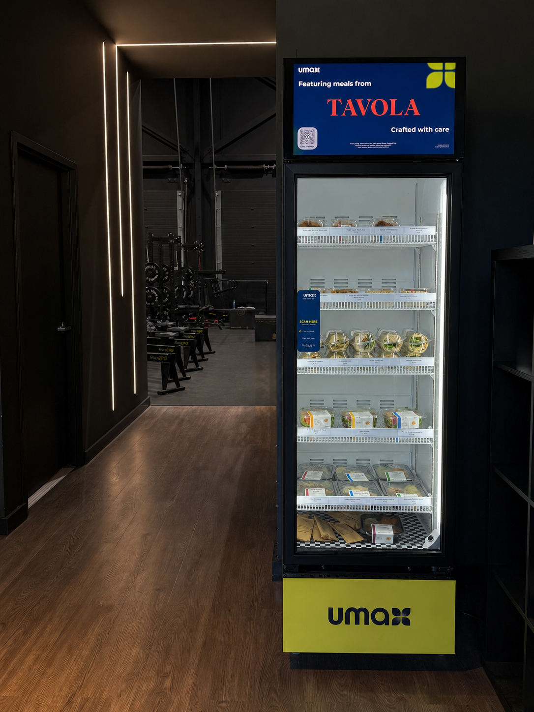 Uma cabinet live at Onix Boutique Fitness in Vaughan